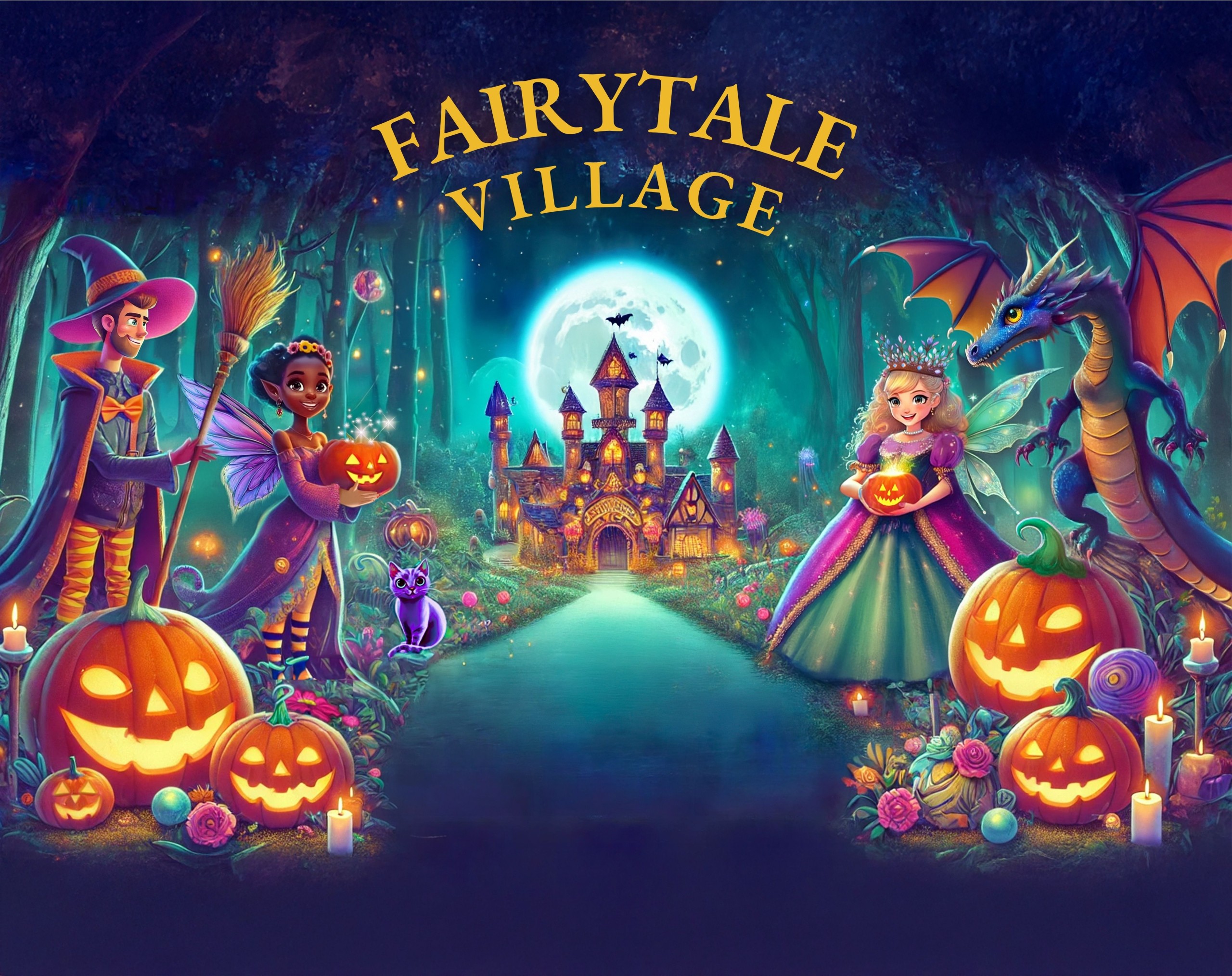 Halloween-FairyTale-Village-